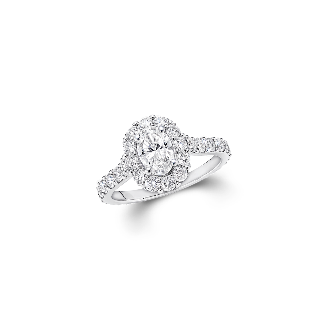 Icon Oval Diamond Engagement Ring