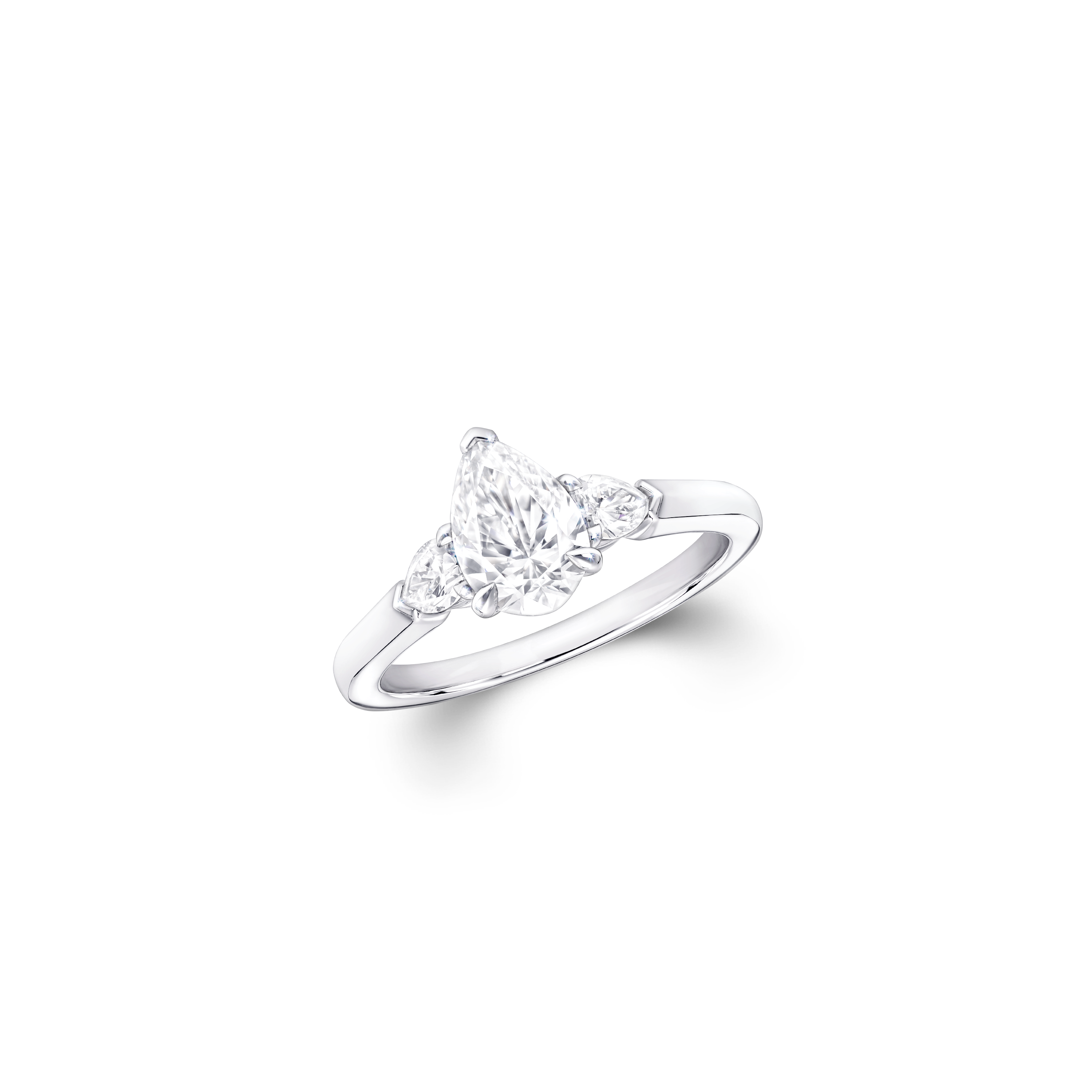 Promise Pear Shape Diamond Engagement Ring