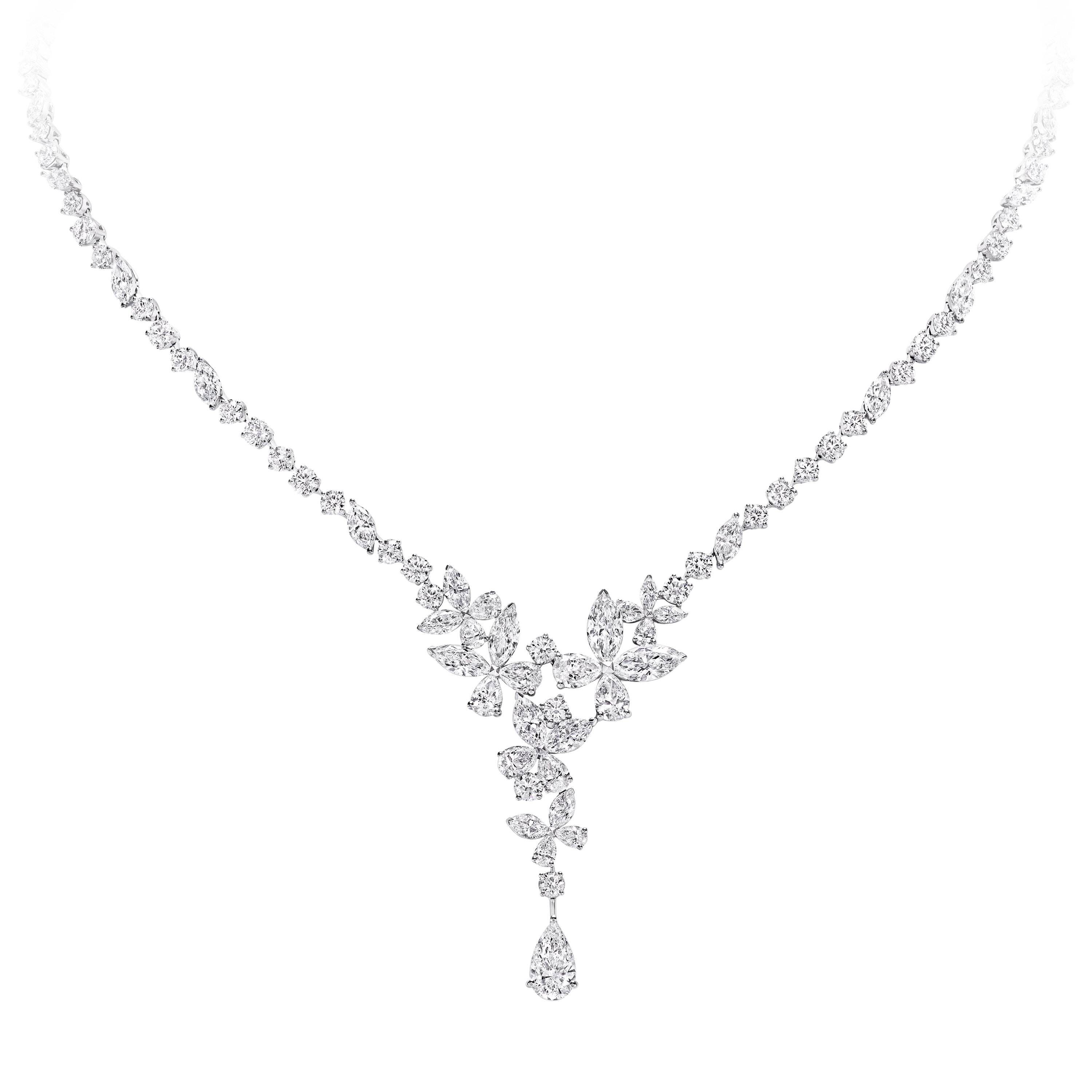 Classic Butterfly Diamond Necklace