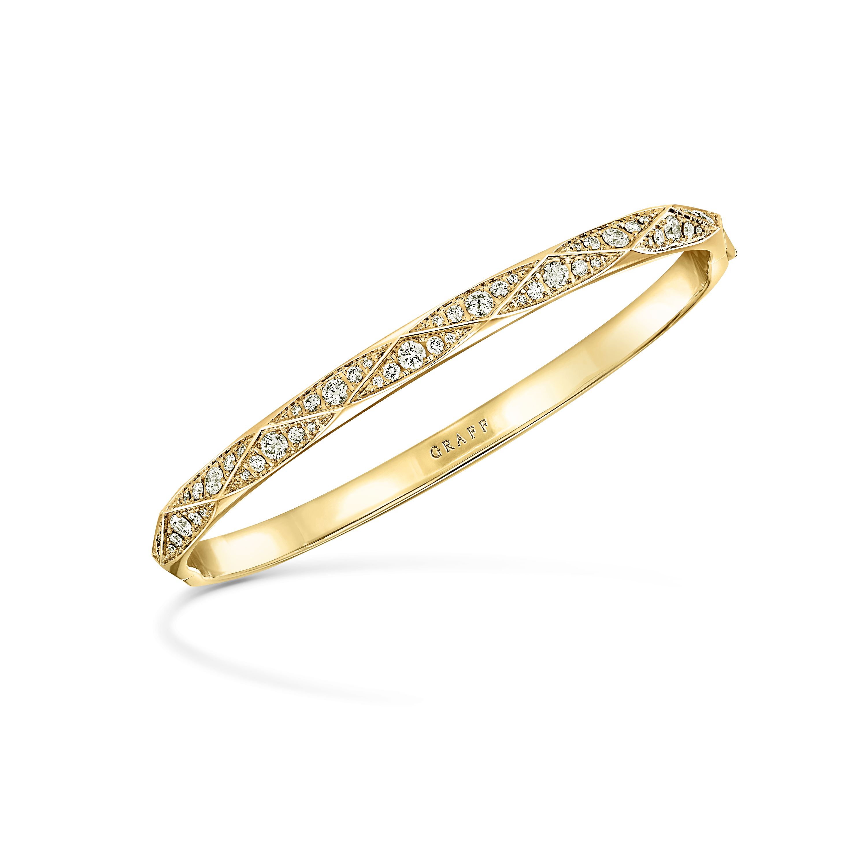 Laurence Graff Signature Pavé Diamond Bangle