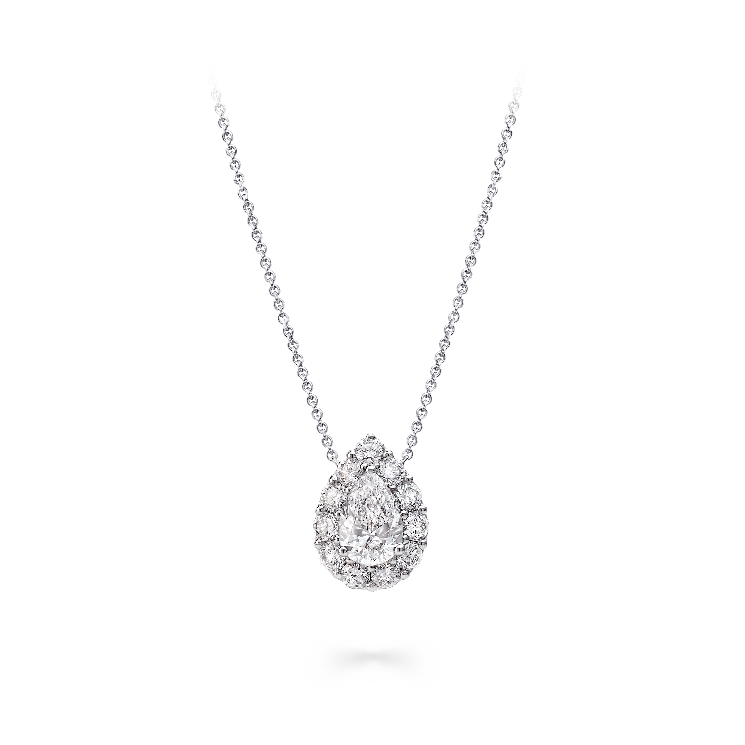 Icon Pear Shape Diamond Pendant