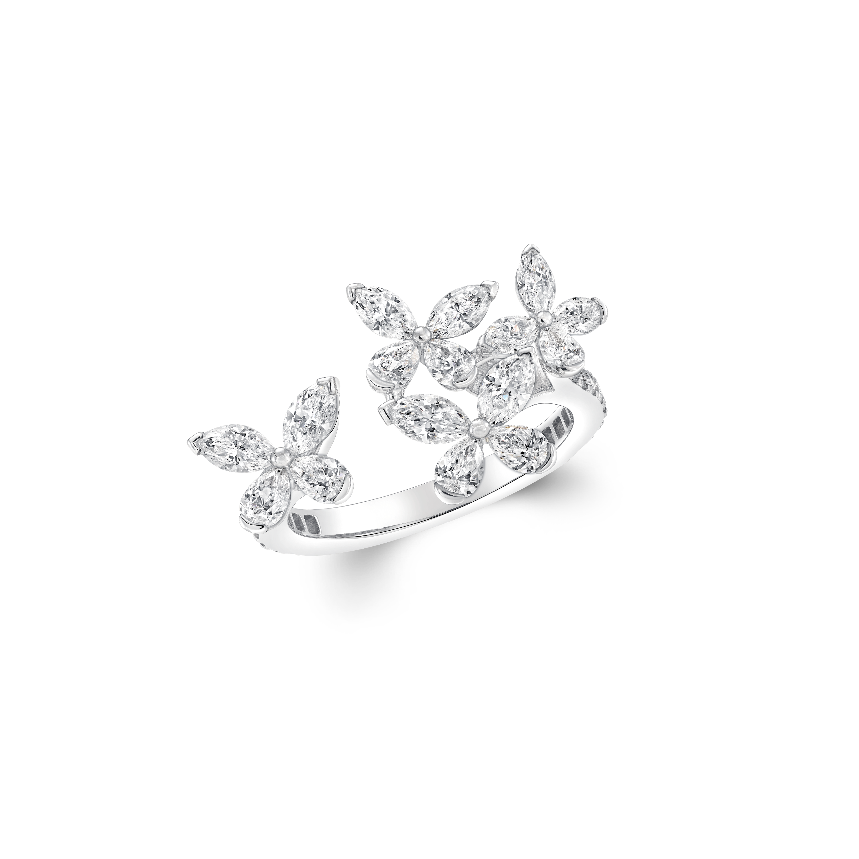 Classic Butterfly Petite Diamond Ring