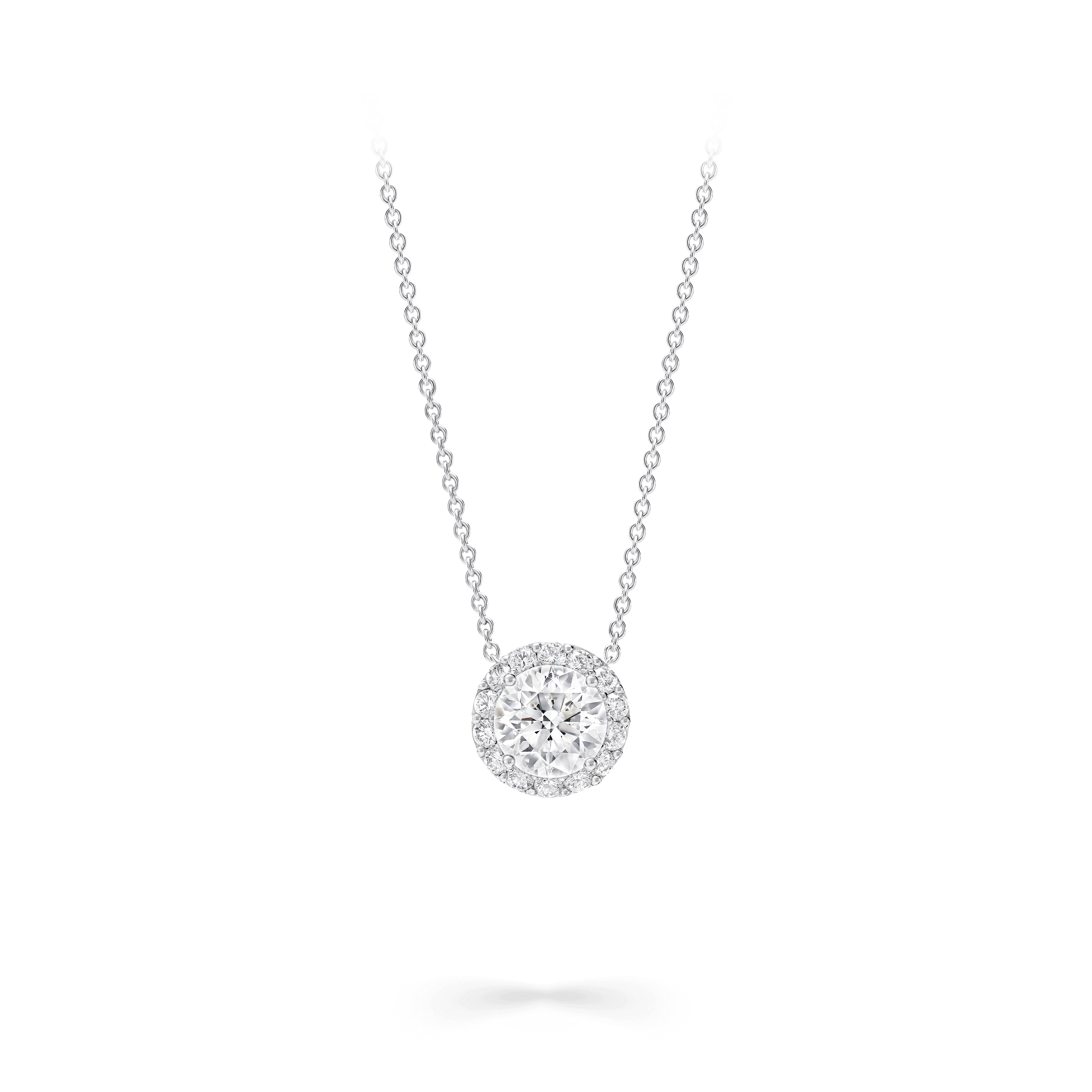 Icon Round Diamond Pendant