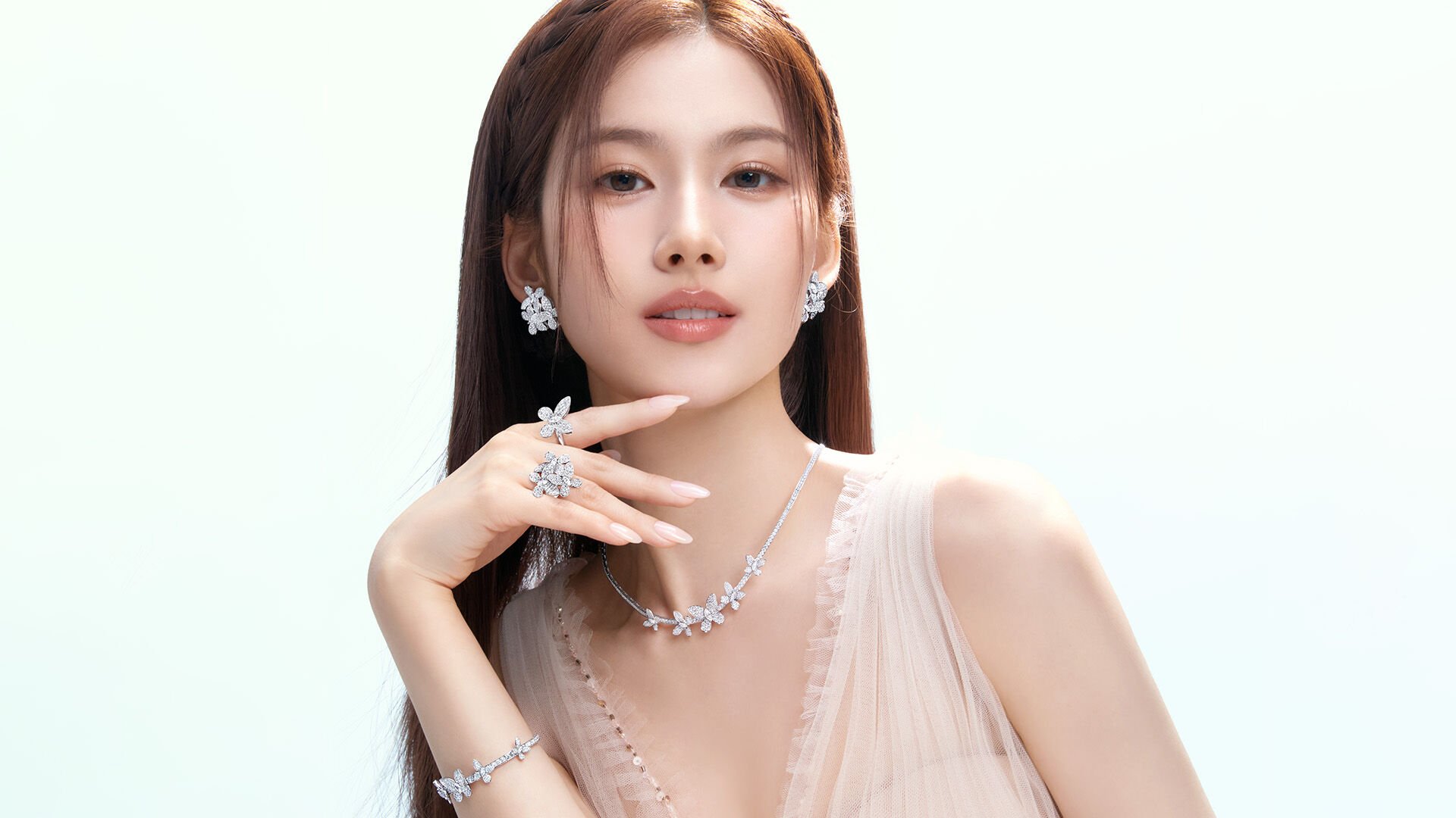 TWICE Sana brand ambassador wears Graff Butterfly jewellery