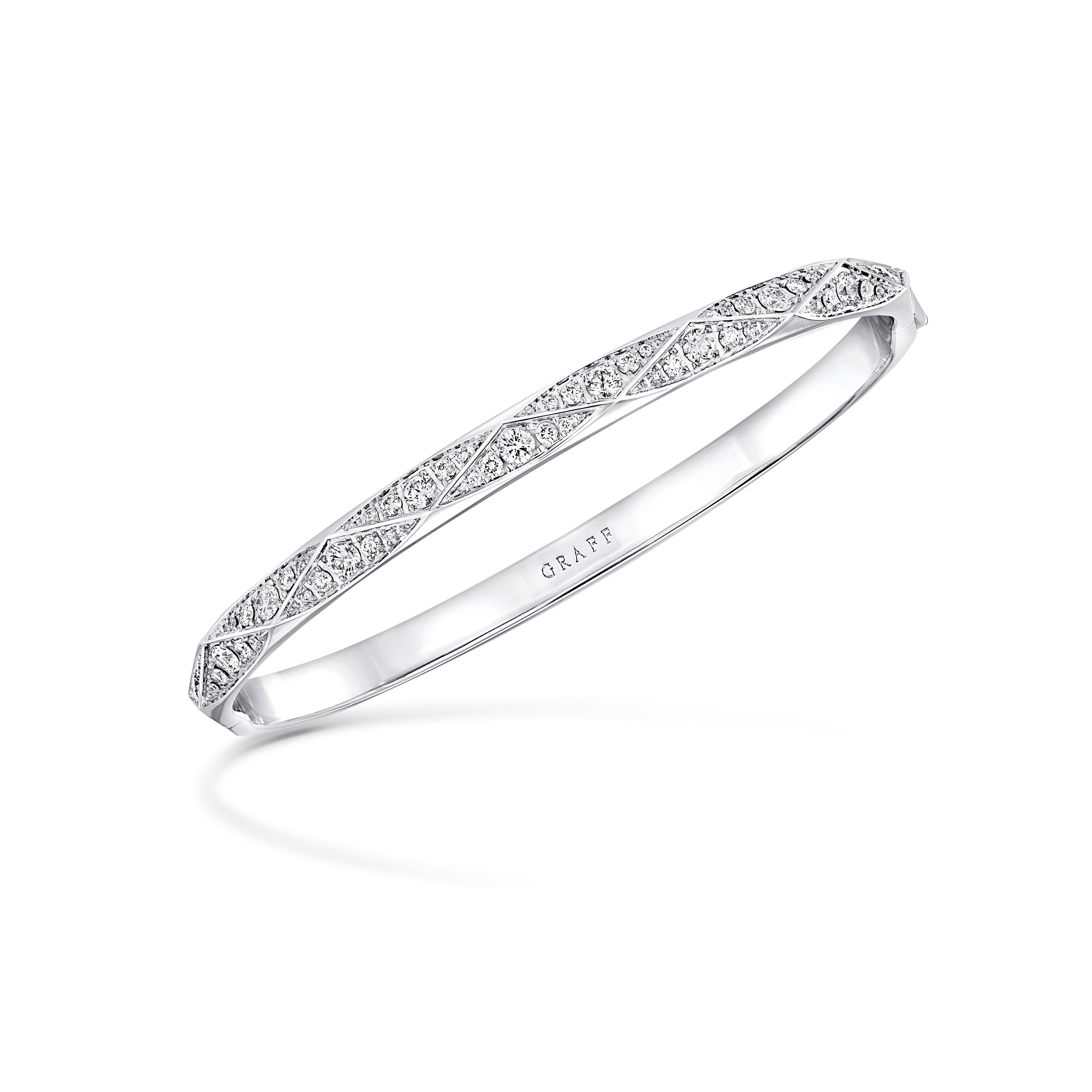 Laurence Graff Signature Pavé Diamond Bangle