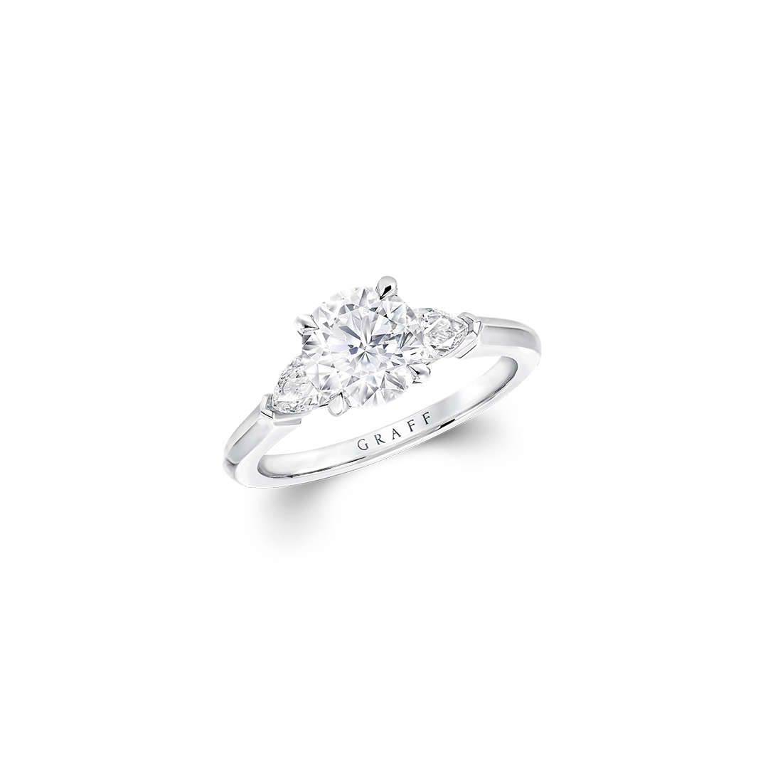 Promise Round Diamond Engagement Ring