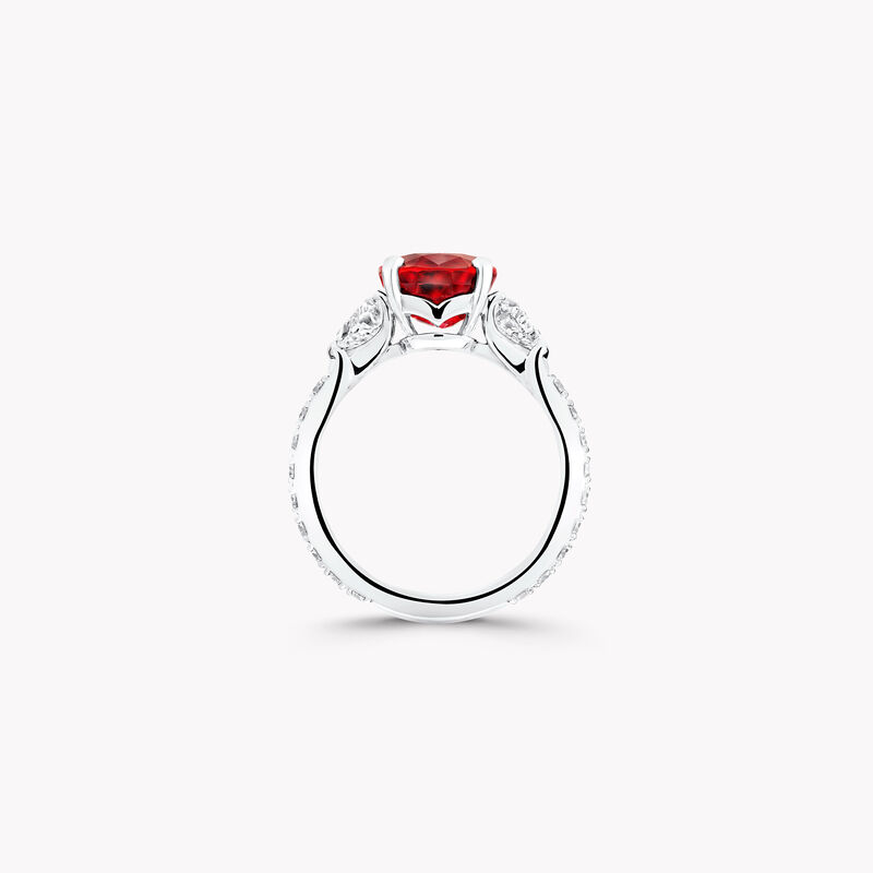 Promise Cushion Cut Ruby High Jewellery Ring