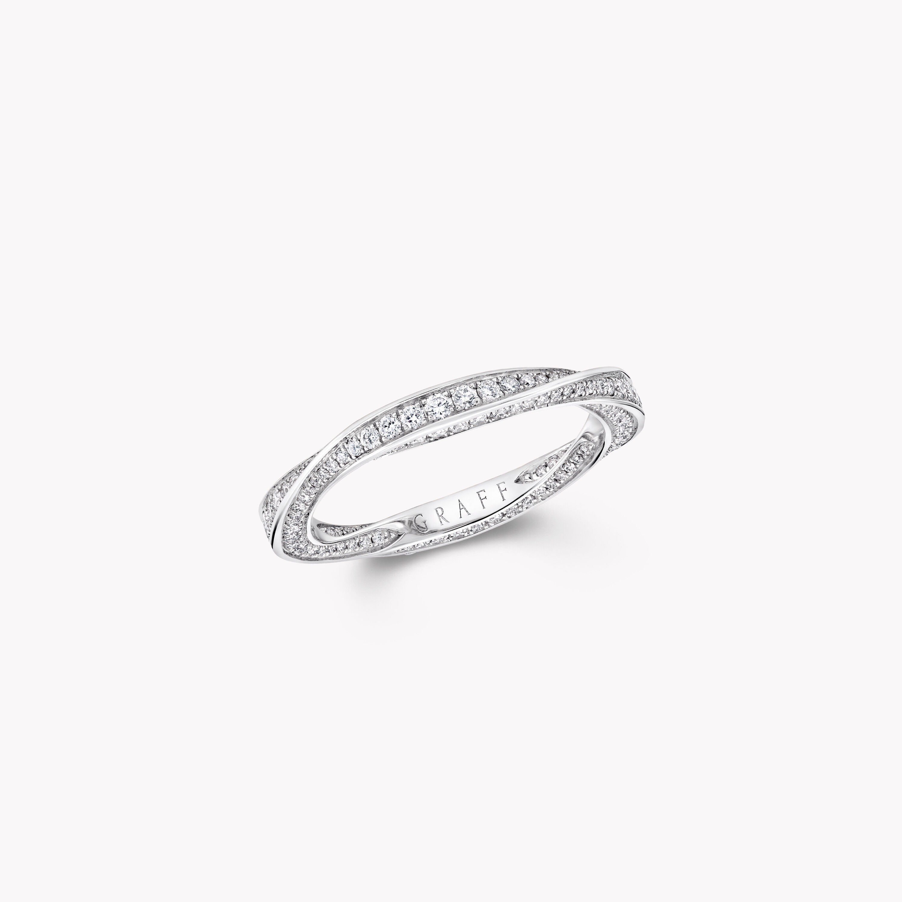 Spiral diamond ring 18k fairtrade gold by Pascale James | Finematter