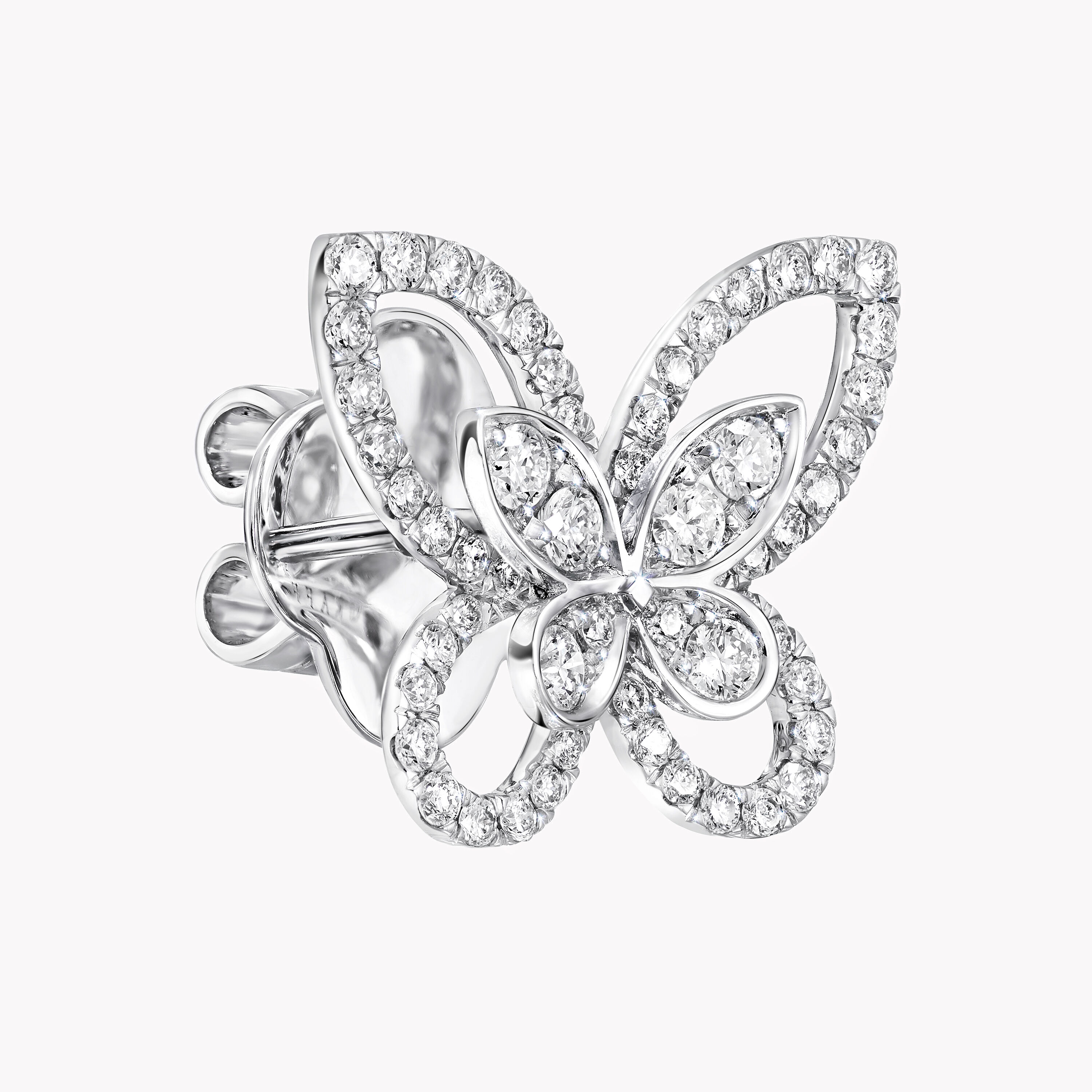 蝴蝶幻影耳環- 鑽石| 格拉夫
