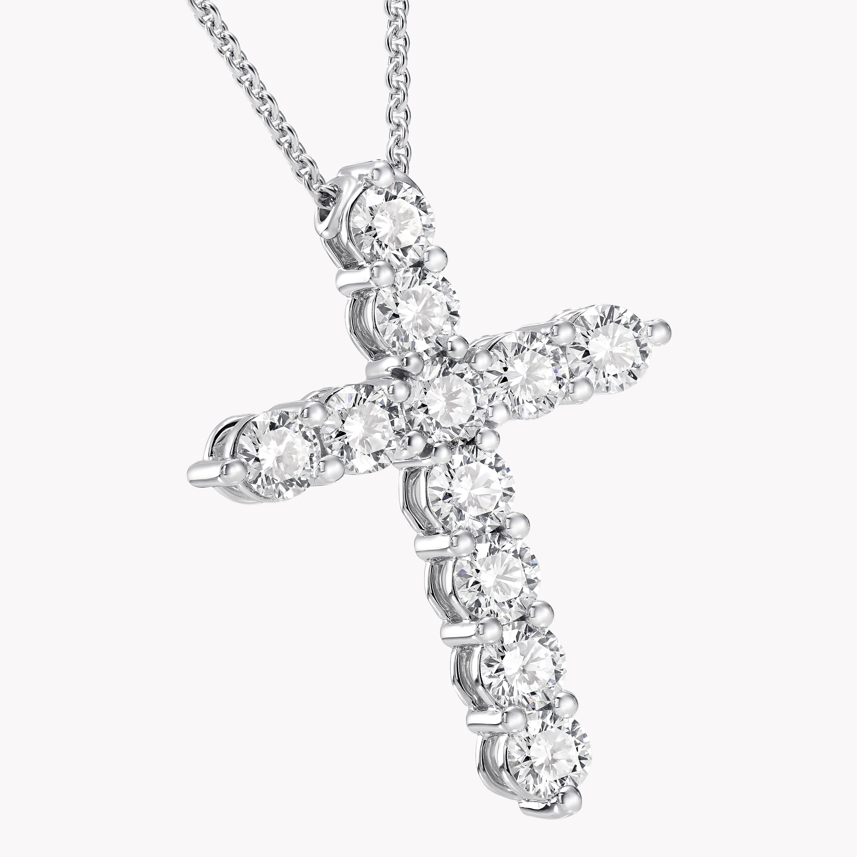 0.6CT Diamond Cross Pendant Necklace in 14k Rose Gold,cross Necklace Pendant  With Natural Diamond,pave Diamond Necklaces,anniversary Day - Etsy