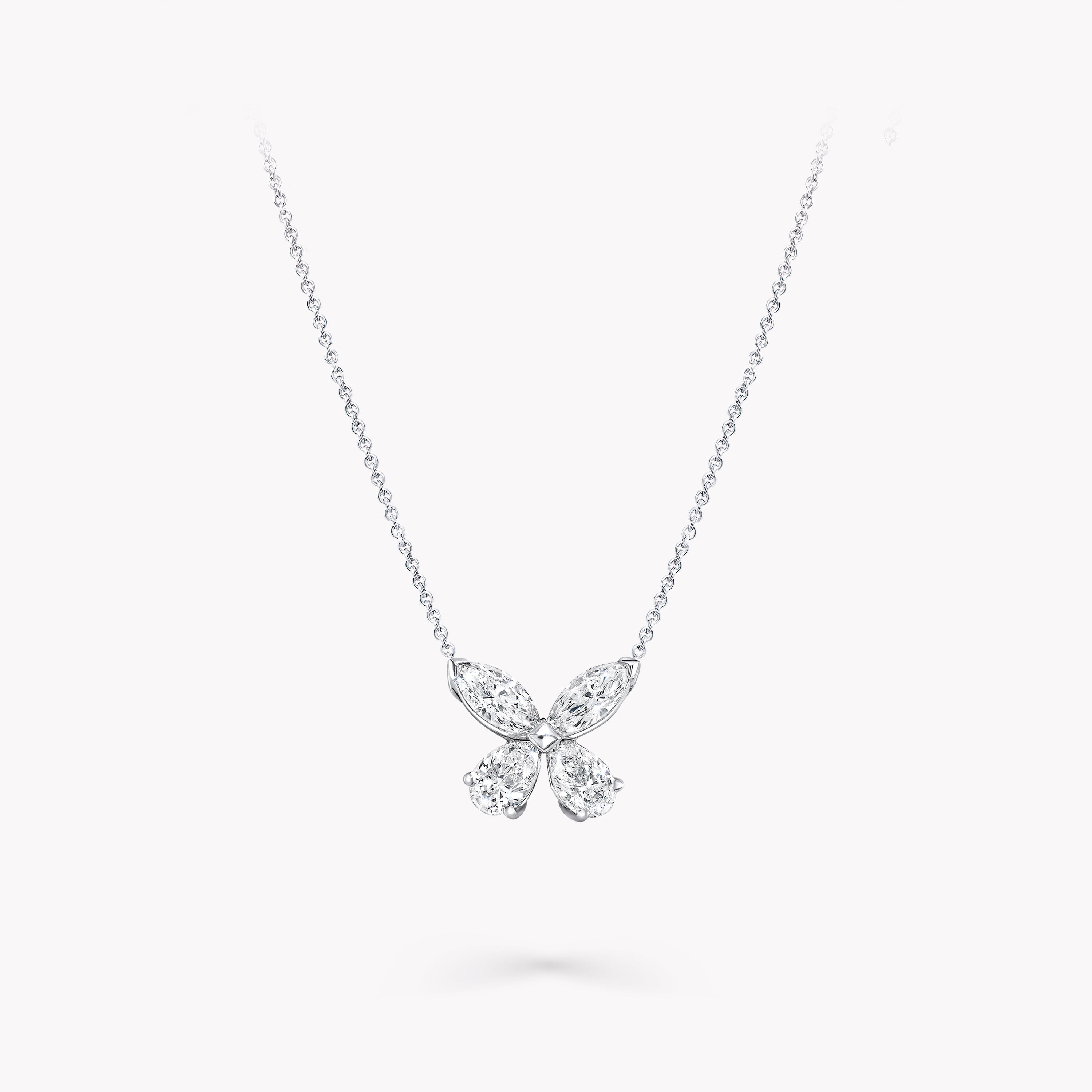 Pavé Diamond Butterfly Necklace – San Antonio Jewelry