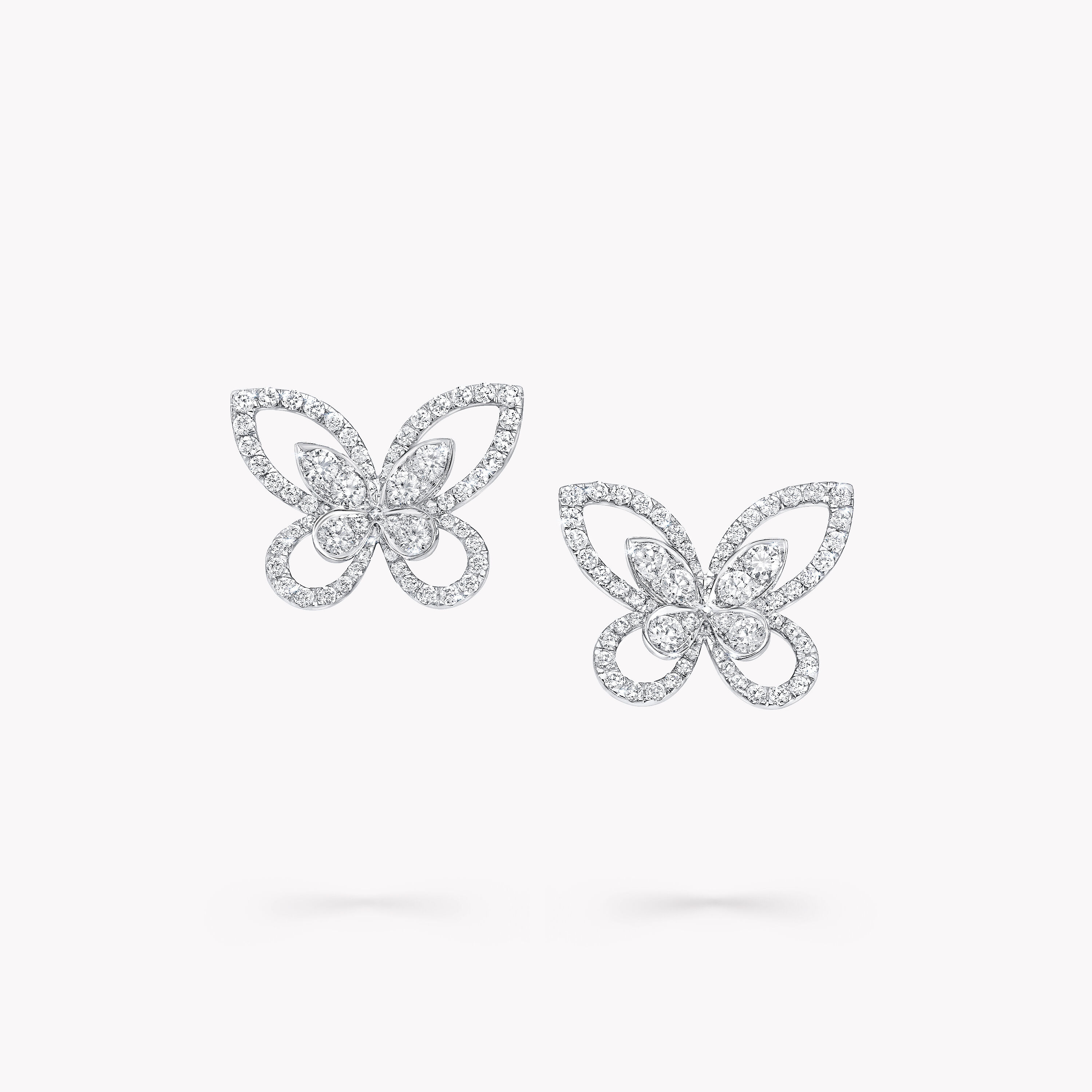 Pavé Butterfly Diamond Petite Ear Climbers