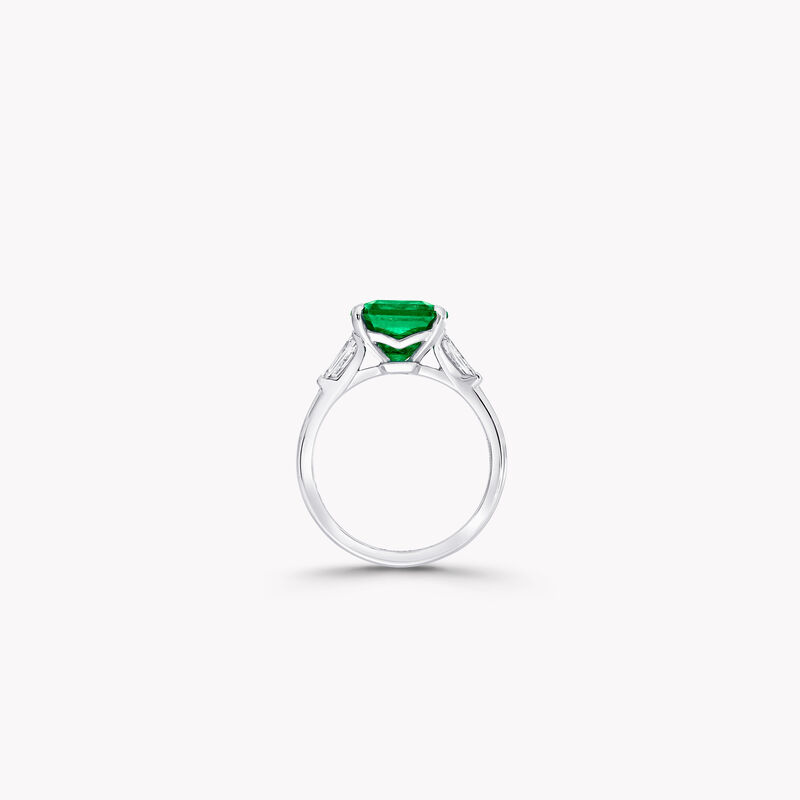 Promise Emerald Cut Emerald Ring, platinum | Graff