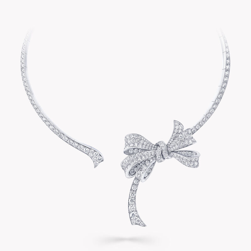 Graff Tilda's Bow Double Strand Diamond Necklace
