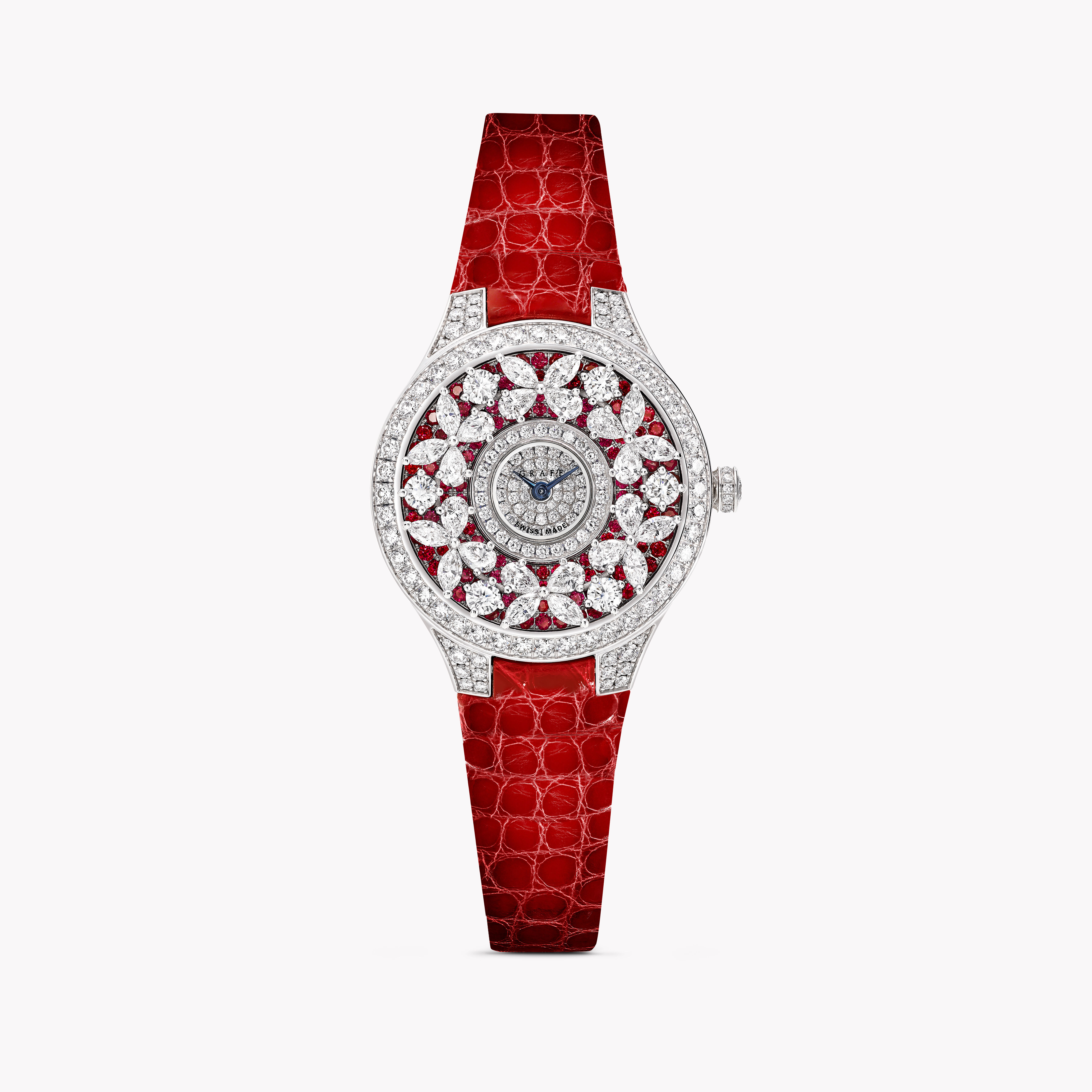 Men's Limited Edition JBW Echelon PS Diamond and Ruby Accent Chronograph  Watch with Tonneau Dial (Model: PS570B) | Zales